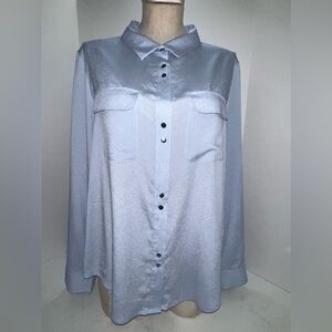Ivanka trump Woman’s Light Blue Button-Up Shirt